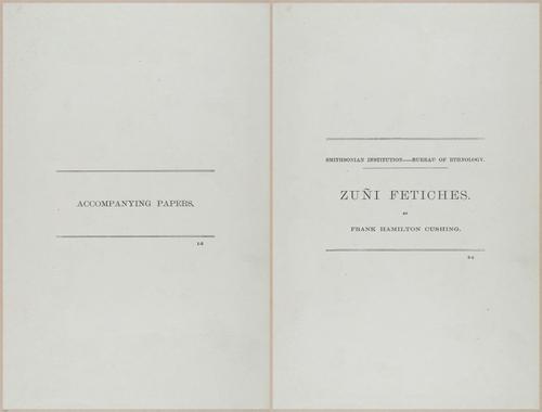 E517 - Bureau of Ethnology - Southwestern US - 1883 - 24314-24315