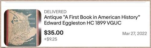 E541 - A First Book in American History - 1889 - 2682