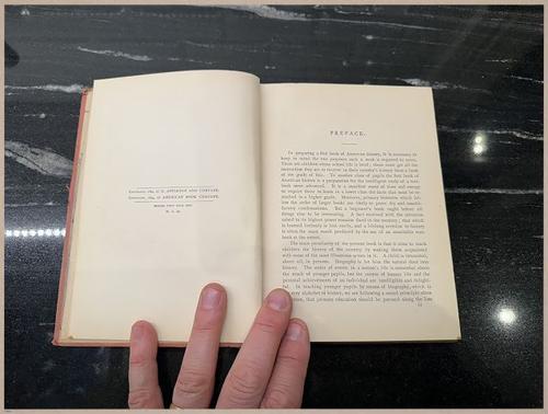 E541 - A First Book in American History - 1889 - 2688