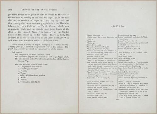 E541 - A First Book in American History - 1889 - 26230-26231