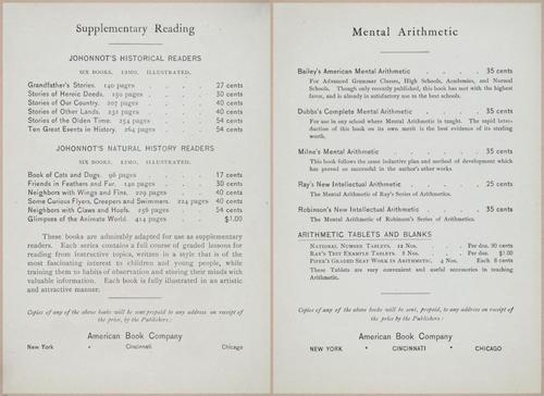 E541 - A First Book in American History - 1889 - 26240-26241