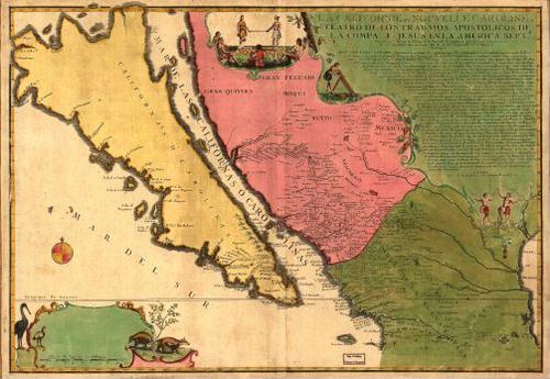 La Californie ou Nouvelle Caroline - Nicolas de Fer - 1720