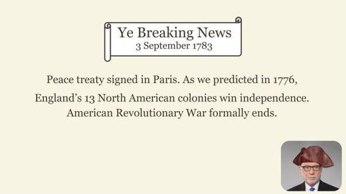 Ye Breaking News 3 September 1783