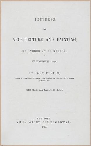 E555 - Lectures by Ruskin - 27301