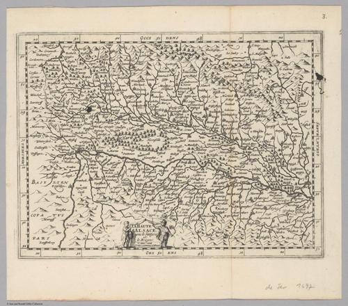 E560 - La haute Alsace, avec le Suntagow et le Brisgow - Jane and Ronald Gibbs Collection