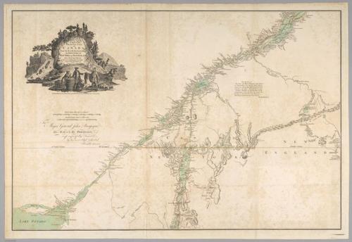 E560 - &nbsp;A Map of the Inhabited Part of Canada from the French Surveys with the Frontiers of New York and New England from the Large Survey by Claude Joseph Sauthier 1777 - Jane and Ronald Gibbs Collection