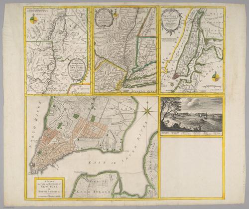 E560 - &nbsp;A Plan of the City and Environs of New York in North America - Jane and Ronald Gibbs Collection