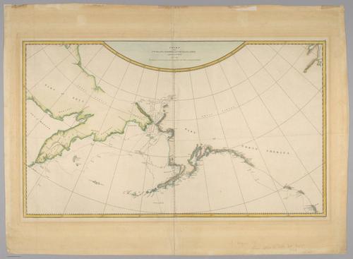 E560 - &nbsp;Chart of NW Coast of America and NE Coast of Asia explored in the Years 1778 & 1779 - Jane and Ronald Gibbs Collection