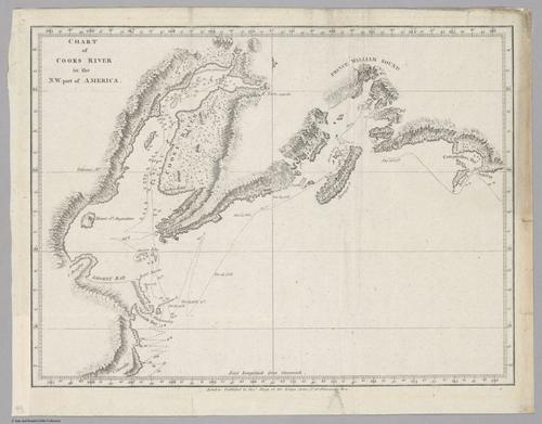 E560 - Chart of Cooks River in the N.W. Part of America - Jane and Ronald Gibbs Collection