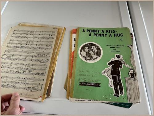 E588 - Various Musical Sheet - 5768