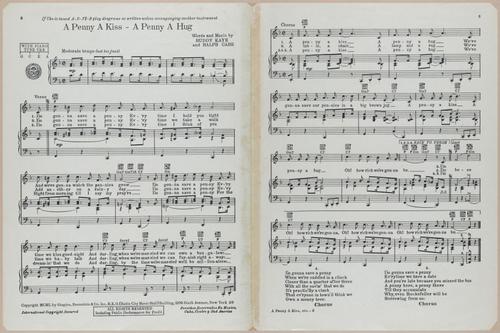 E588 - Various Musical Sheet - 29574-29575