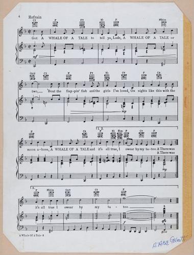 E588 - Various Musical Sheet - 29584