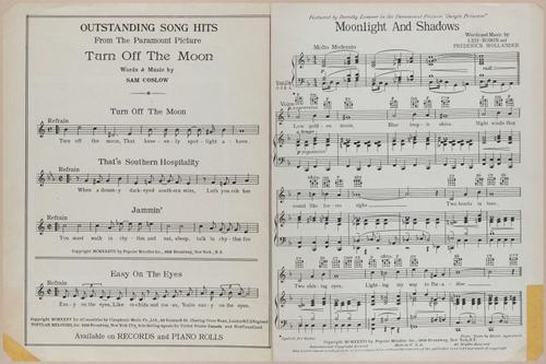 E588 - Various Musical Sheet - 29592-29593