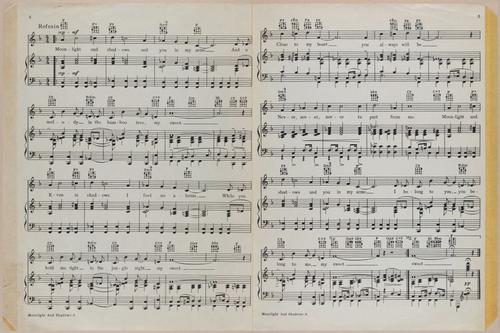 E588 - Various Musical Sheet - 29594-29595
