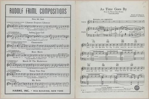 E588 - Various Musical Sheet - 29598-29599