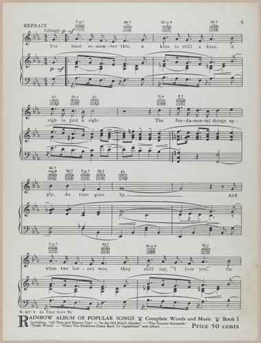 E588 - Various Musical Sheet - 29601