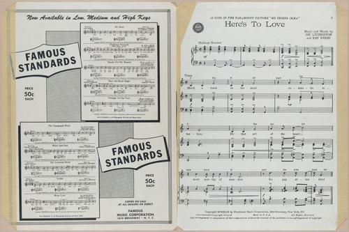 E588 - Various Musical Sheet - 29610-29611