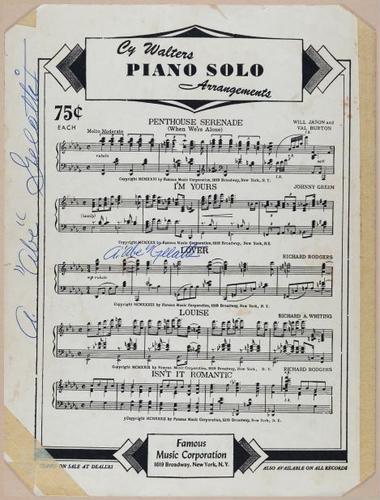 E588 - Various Musical Sheet - 29612