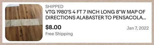 E607 - 1980's Computer-Generated Directions - 3882