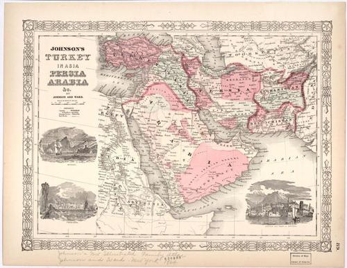 Johnson's Turkey in Asia : Persia Arabia