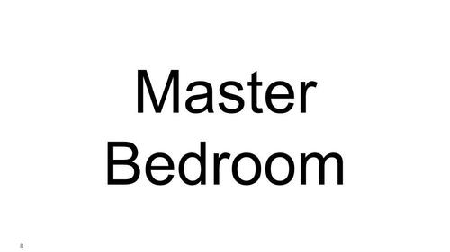 Master Bedroom - 2nd Floor - Paper-Bigelow Residence