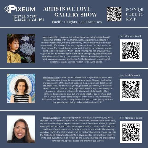 Established Bay Area Artists - December 27 & 28, 2024