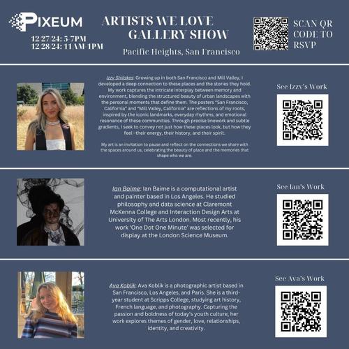 Up & Coming Artists - December 27 & 28, 2024