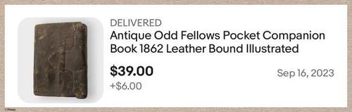 E615 - Odd Fellows - 1862 - 9093