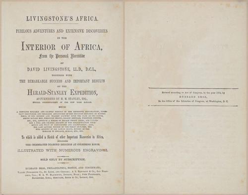E626 - Livingstone’s Africa - 1872 - 0496-0497