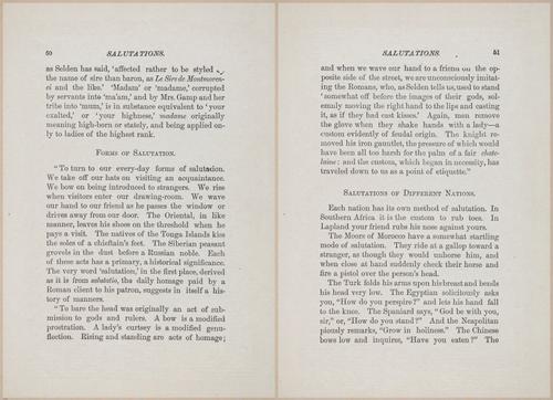 E627 - Manners, Culture and Dress - 1894 - 0587-0588