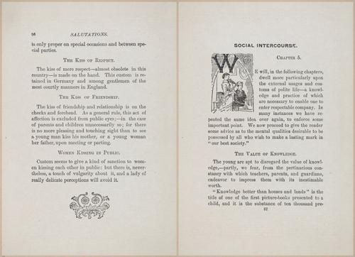 E627 - Manners, Culture and Dress - 1894 - 0594-0595