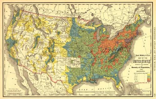 1890 Population Density