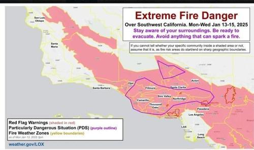 Fire Danger Map from weather.gov - Jake and Zainab