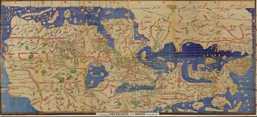 The world map of al-Idrisi in 1154 - Logan and Lucy