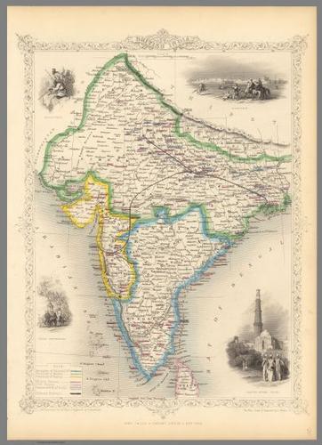British India - J. Rapkin - 1851 - Zainab Saleem