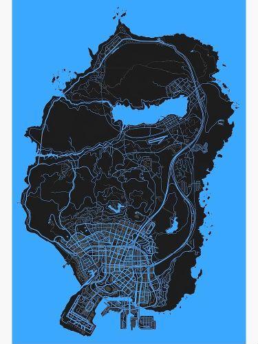 Los Santos (Fictional LA, Grand Theft Auto or GTA) - Wyatt Cotton