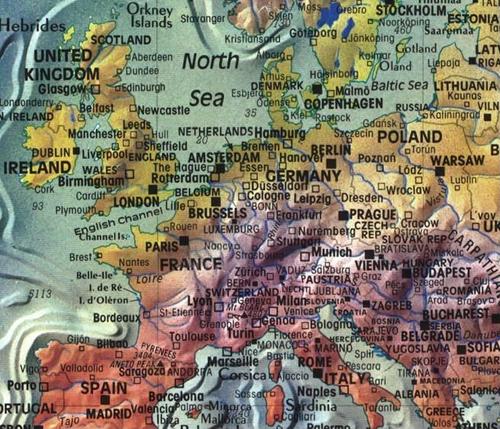 Map of Europe - Logan, Wyatt and Zainab&nbsp;
