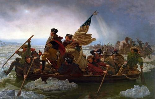 1851 Emmanuel Leutze - Washington Crossing the Delaware