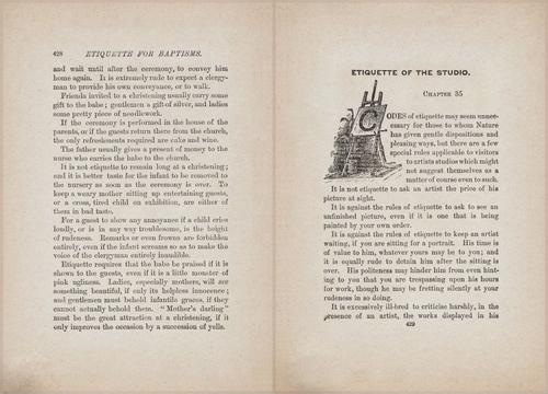 E627 - Manners, Culture and Dress - 1894 - 1422-1423