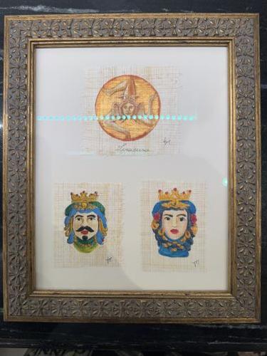 Art from Sicily on papyrus