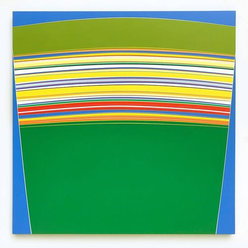 Kurt Herrmann, In the Trees, 2025, Acrylic on Canvas, 48 x 48 in