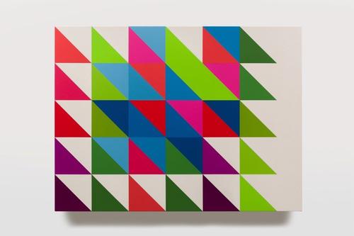 Andrew Huffman, Ice Plant Divisidero, 2024, Acrylic on Canvas, 30 x 40 in
