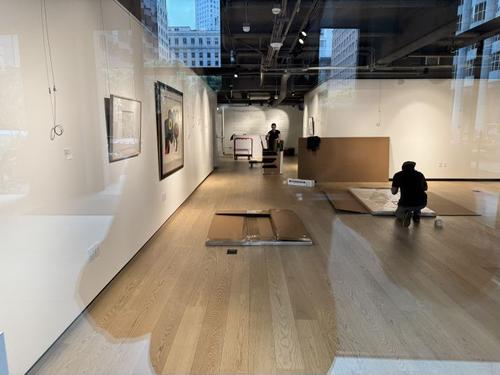 The exhibit is gone, the day after I saw it!