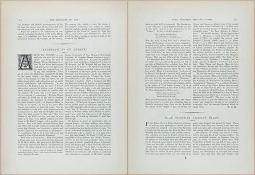 E601 - The Magazine of Art - 1885-1886