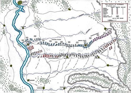 Another Map of the Battle of Blenheim