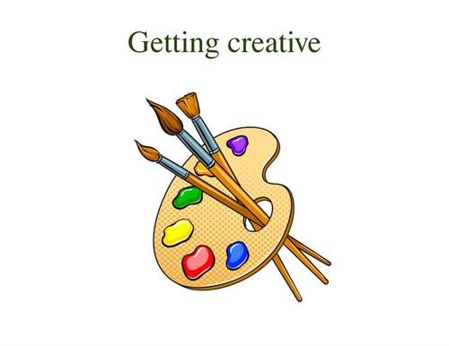 Getting creative