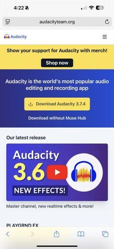 Chris Hughes uses this to edit voice notes