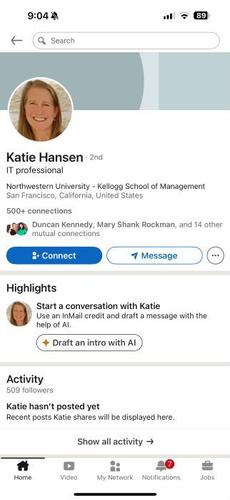 &nbsp;Katie Hansen - Payton Stiewe says she would be interested in SF maps