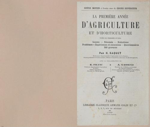 &nbsp;E694 - D'Agriculture - i6023