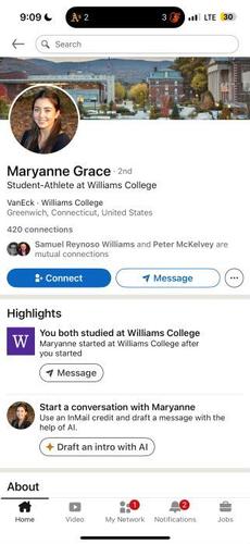 Maryanne Grace worked at van Eck for the summer of 2025